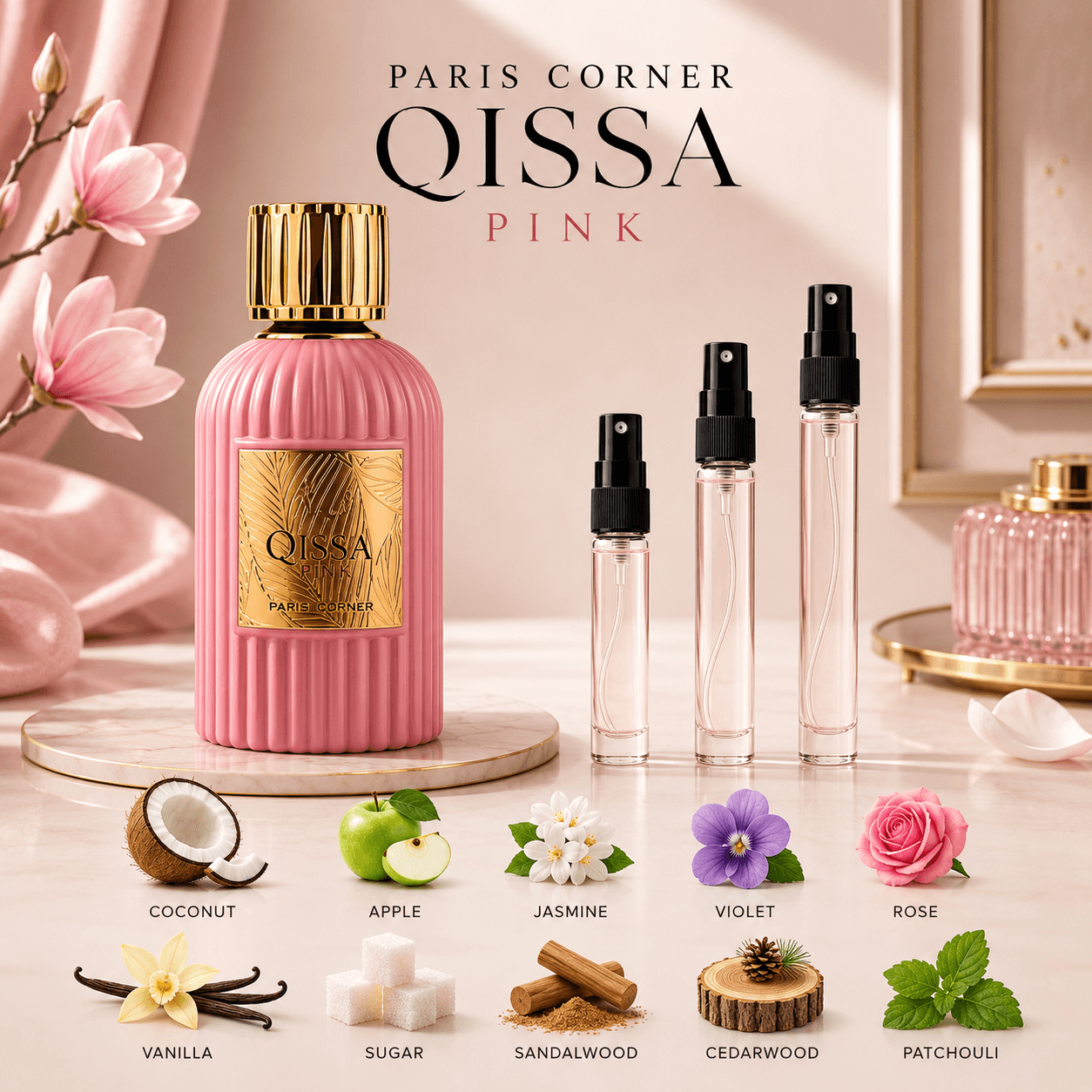 Paris Corner Qissa Pink