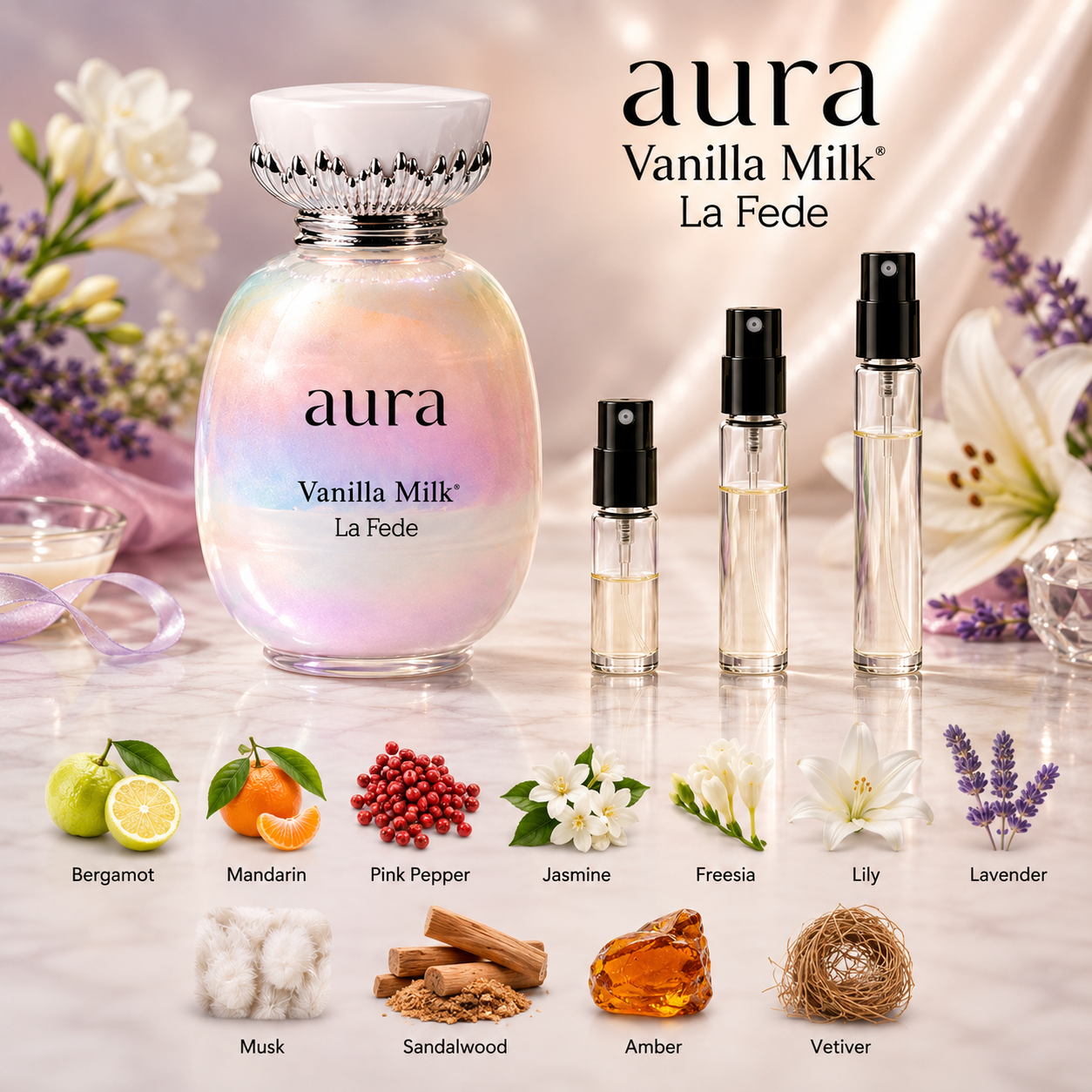 Khadlaj La Fede Aura Vanilla Milk