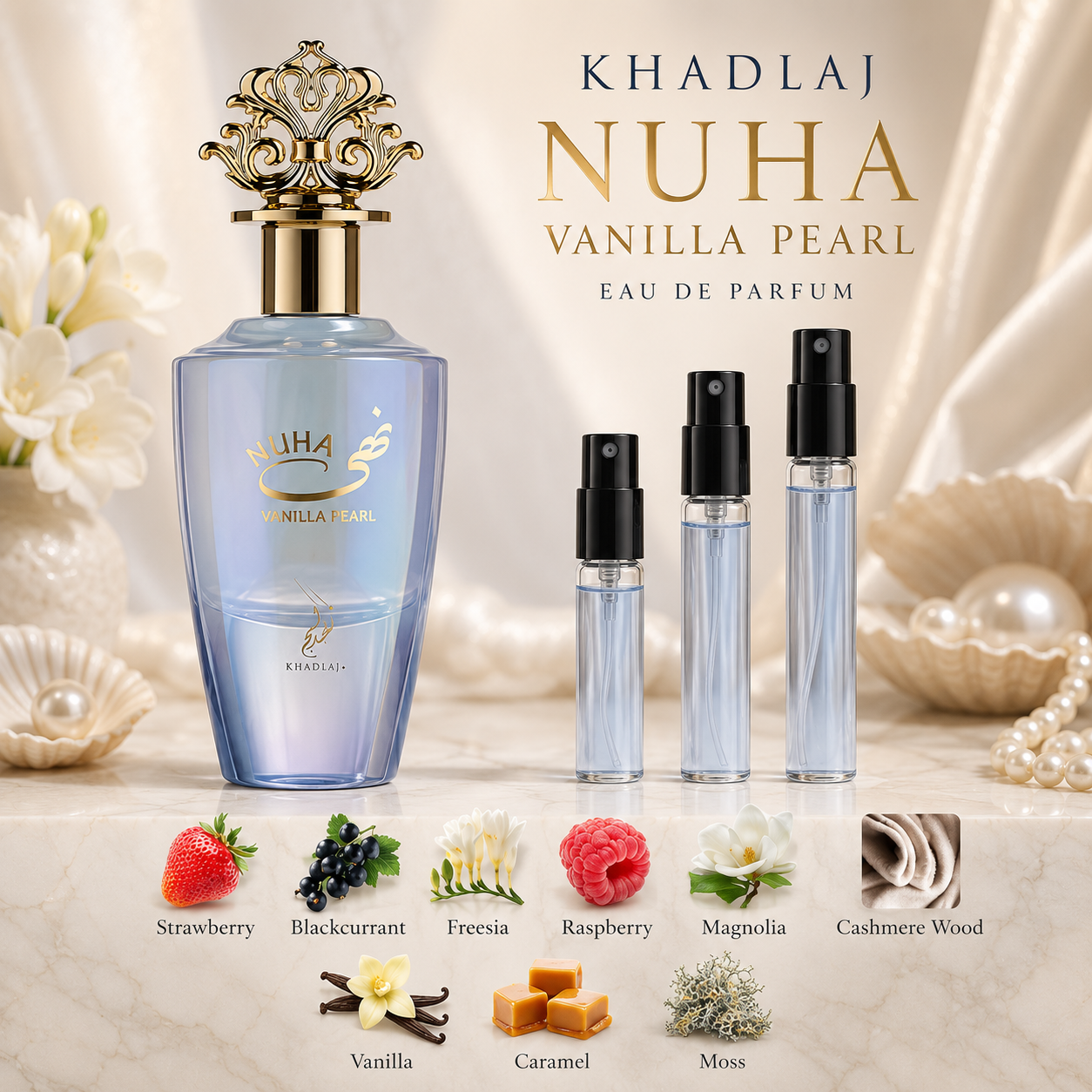 Khadlaj Nuha Vanilla Pearl